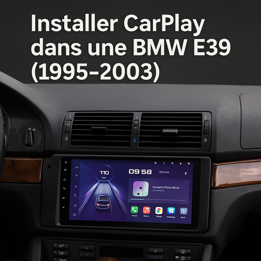 installer CarPlay dans une BMW E39 (1995-2003)