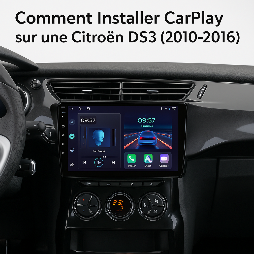 Installer CarPlay DS3 : Guide Complet pour Moderniser Votre Citroën DS3 (2010-2016)