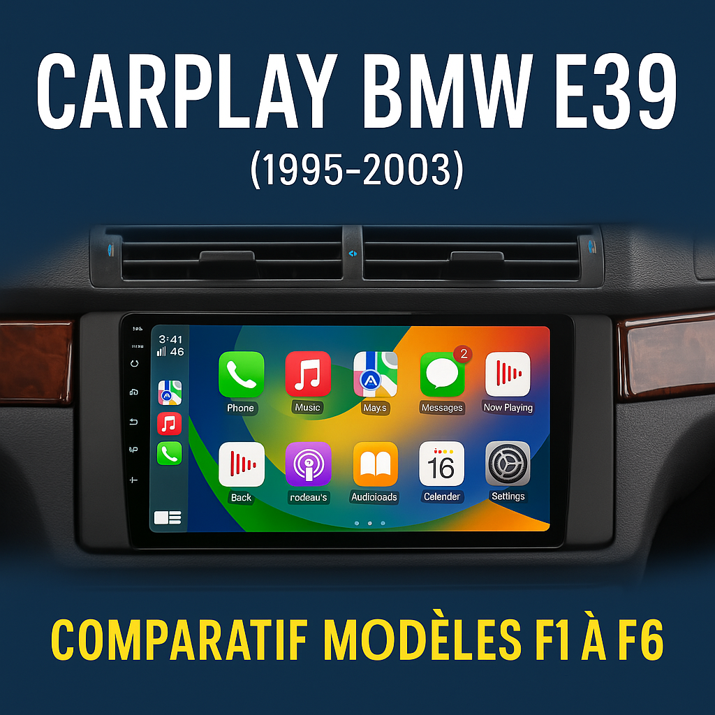 Quel est le meilleur autoradio CarPlay pour BMW E39 ?