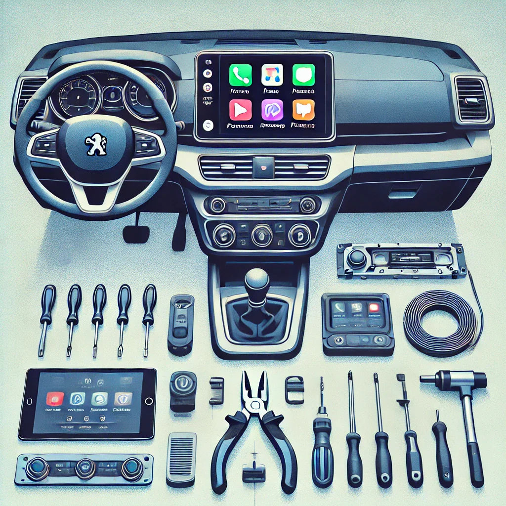 Guide d’Installation Autoradio CarPlay Peugeot Expert 2007-2016