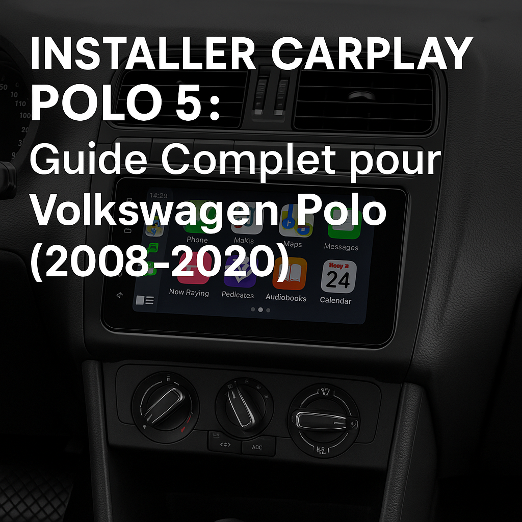 Installer CarPlay Polo 5 : Guide Complet pour Volkswagen Polo (2008-2020)