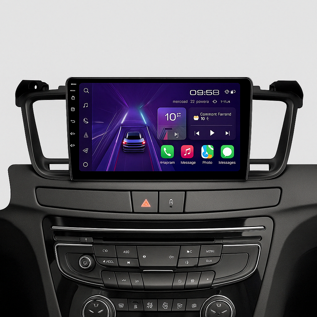 Autoradio Android 9" 2+64G Peugeot 508 2011-2018 - Carplay Android Auto Sans Fil, GPS, Caméra Recul