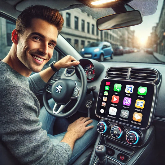 installer CarPlay sur une Peugeot 107 (2005-2014) - carplay-voiture