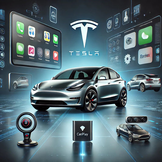 Les Meilleurs Accessoires CarPlay pour Tesla Model Y (2024) : Adaptateurs, Écrans et Caméra de Recul - carplay-voiture