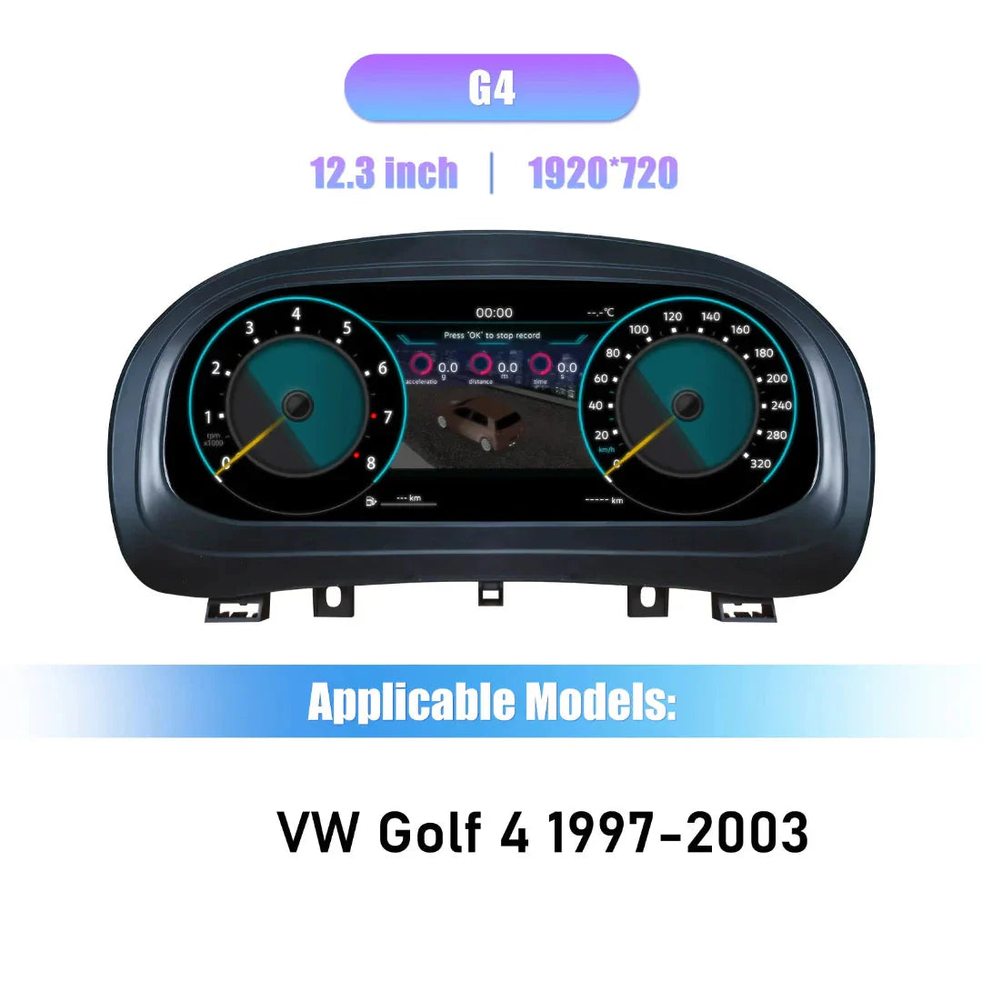 Compteur digital Volkswagen Golf 4 youngtimer