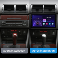 Autoradio CarPlay BMW E39 (1995-2003) – Écran HD tactile, GPS, sans fil, vue 2
