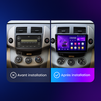 Autoradio CarPlay Toyota RAV4 (2007-2011) – 6 Configurations, Audio Amplifié Compatible, vue 2