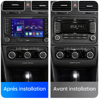 Autoradio CarPlay Volkswagen Golf 5 (2003-2008) – Écran 7 pouces, 1 Go / 32 Go, vue 2