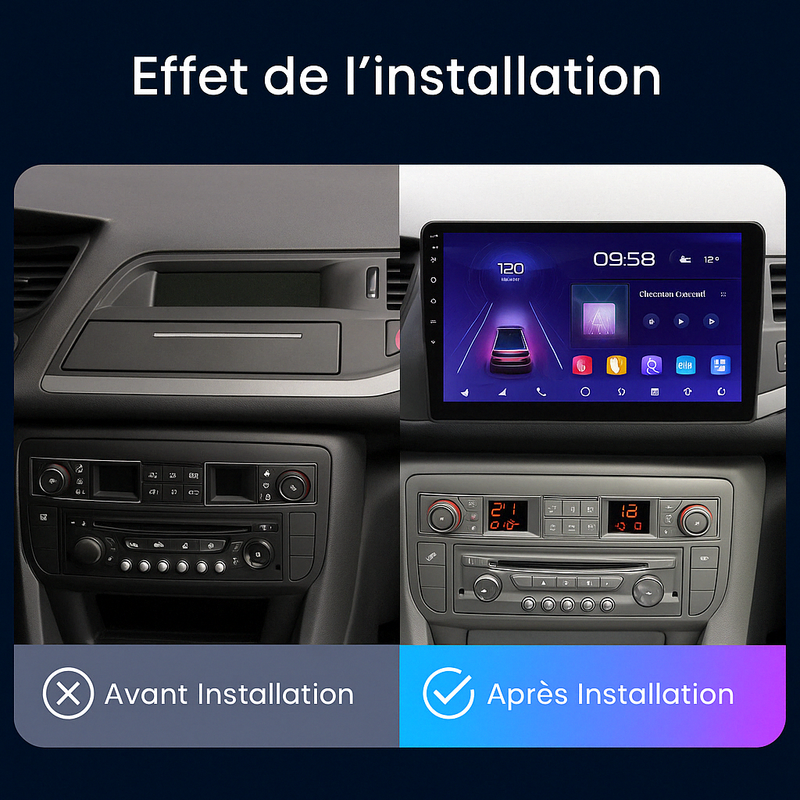 CARPLAY CITROEN C5 (2008 - 2017) G5 - Compatible avec - Disponible sur carplay - voiture