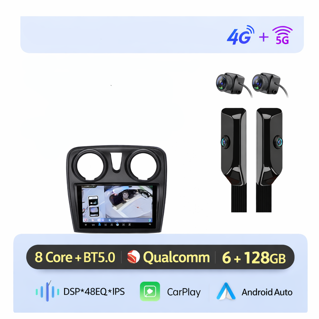 AUTORADIO CARPLAY DACIA SANDERO 2012–2019