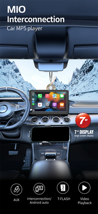 Écran CarPlay Portable Universel 7 Pouces – Sans Fil ou Filaire, Mirror Link, vue 6