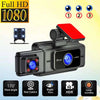 Dashcam voiture 3 caméras WiFi – Vision intérieure + nuit + G-Sensor