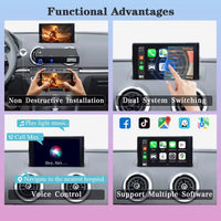 Boîtier CarPlay Audi A3 A4 A5 Q7 (2013-2018) – MMI sans fil, 3 tailles d'écran, vue 2