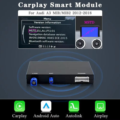 Décodeur CarPlay Sans Fil pour Audi A3 A4 A5 Q7