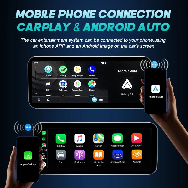 Autoradio CarPlay Audi A4 A5 Q5 B9 (2016-2023) – Écran 12,3 pouces, Android 14, vue 5