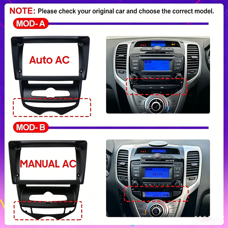 Autoradio CarPlay Hyundai ix20 (2010-2023) – Écran 9 pouces, jusqu'à 12 Go + 256 Go, vue 3