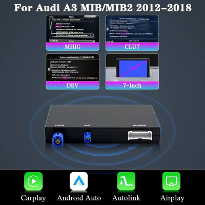 Décodeur CarPlay Sans Fil pour Audi A3 A4 A5 Q7