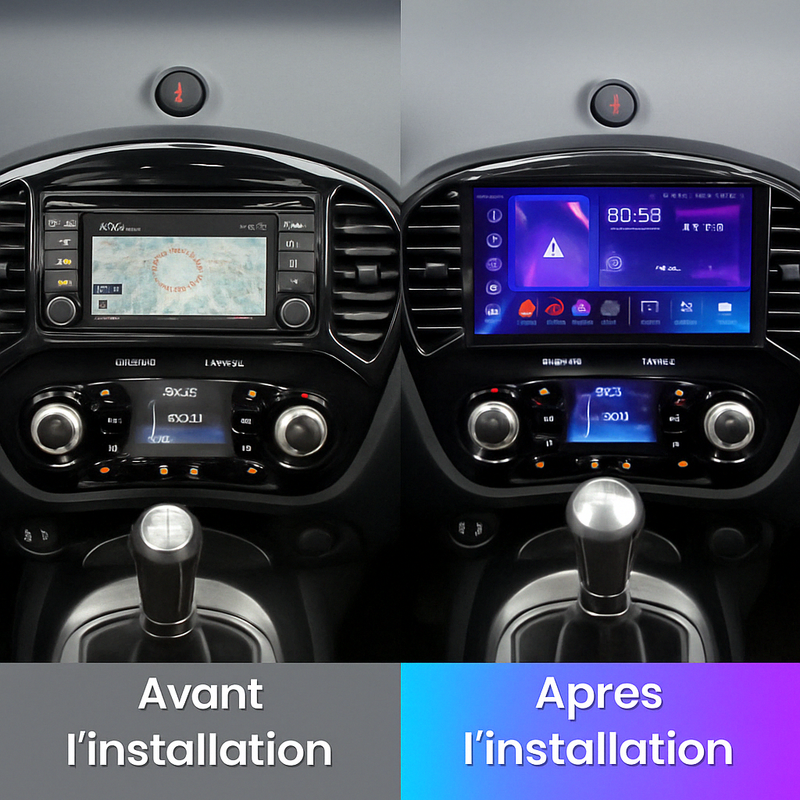 CarPlay Nissan Juke (2010–2014) – Autoradio Android avec écran tactile HD et GPS intégré