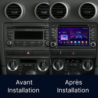 Autoradio CarPlay Audi A3 8P (2003-2012) – 5 Configurations, Faisceau Inclus, vue 2