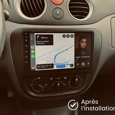 autoradio citroen c2 (2003–2009) – Écran tactile QLED, CarPlay & Android Auto intégrés