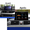 Écran audi a6 c7 HN+R 2012–2015 avec Snapdragon 665 et CarPlay sans fil
