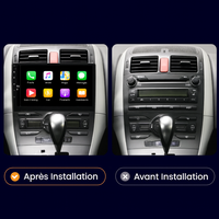 Autoradio CarPlay Toyota Auris (2006-2012) – Écran IPS 9 pouces, 8 cœurs, DSP 48 bandes, vue 2
