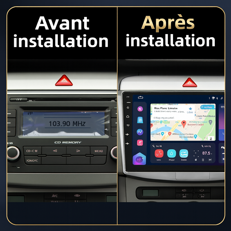 CARPLAY PASSAT B7 (2010 - 2015) F1 - Compatible avec - Disponible sur carplay - voiture