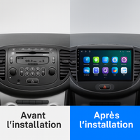 Autoradio CarPlay Hyundai i10 (2007-2013) – Écran Android 12, 4G, vue 2