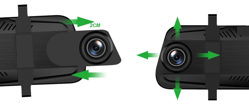 Rétroviseur Caméra Tactile 10 Pouces – Double Caméra 1080P, Mode Parking, vue 11