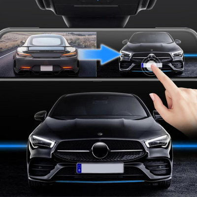 dashcam voiture sans fil écran 10” – Caméra avant/arrière + surveillance 24h
