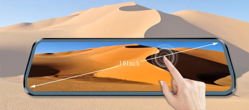 Rétroviseur Caméra Tactile 10 Pouces – Double Caméra 1080P, Mode Parking, vue 9
