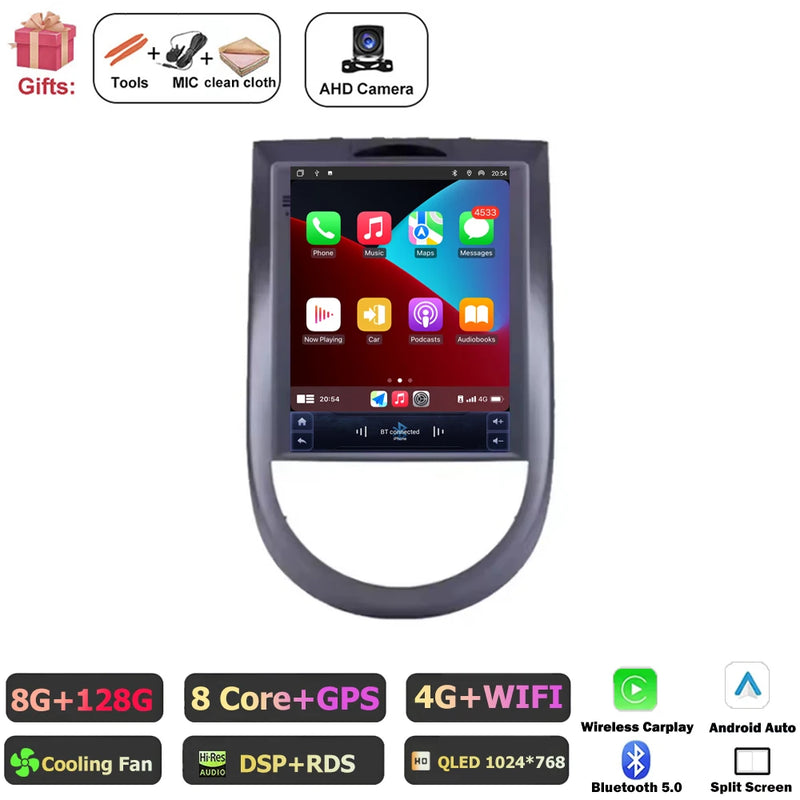 Autoradio CarPlay Kia Soul (2010-2013) – Écran vertical 9,7 pouces, jusqu'à 8 Go + 256 Go, vue 32