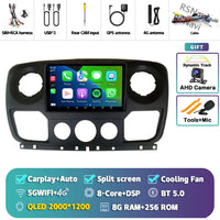 Autoradio CarPlay Renault Master, Nissan NV400 et Opel Movano (2010-2015) – Écran 9 pouces, Android 16, vue 20