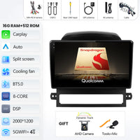 Autoradio CarPlay Chevrolet Captiva (2008-2012) – Écran 9 pouces sans fil, jusqu'à 16 Go + 512 Go, vue 36
