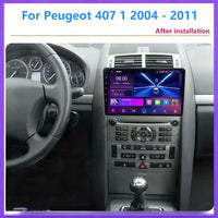 Autoradio CarPlay Peugeot 407 (2004-2011) – Android 16, boîtier CAN bus fourni, jusqu'à 8 Go + 256 Go, vue 8