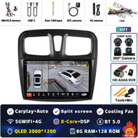 Autoradio CarPlay Dacia Sandero et Logan 2 (2014-2019) – Écran 9 pouces, jusqu'à 12 Go + 256 Go, vue 27