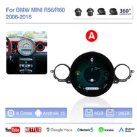 Autoradio CarPlay Mini Cooper R56 R60 (2006-2016) – Écran rond 12 pouces, Android 15, caméra 360° en option, vue 18