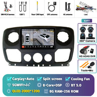 Autoradio CarPlay Renault Master, Nissan NV400 et Opel Movano (2010-2015) – Écran 9 pouces, Android 16, vue 19