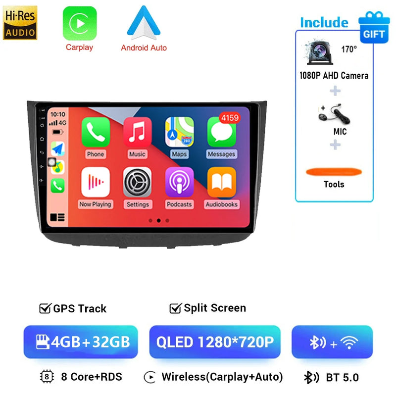 Autoradio CarPlay Mercedes Vito Viano W639 (2003-2015) – Écran QLED 10 pouces, vue 14