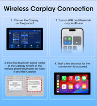 Écran CarPlay Universel Sans Fil 7, 8 ou 9 Pouces – Support Magnétique et Ventouse, vue 15