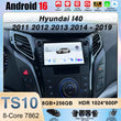 Autoradio CarPlay Hyundai i40 (2011-2019) – Écran QLED 7 pouces sans fil, jusqu'à 8 Go + 256 Go