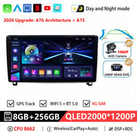 Autoradio CarPlay Peugeot 407 (2004-2011) – Android 16, boîtier CAN bus fourni, jusqu'à 8 Go + 256 Go, vue 24