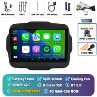 Autoradio CarPlay Jeep Renegade (2016-2020) – Écran 9 pouces, jusqu'à 16 Go + 512 Go, vue 49