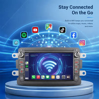 Autoradio CarPlay Dacia Sandero, Logan, Duster et Dokker (2012-2017) – Écran 7 pouces, sans fil, vue 6