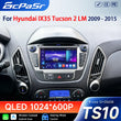 Autoradio CarPlay Hyundai ix35 (2009-2015) – Écran 7 pouces à boutons, jusqu'à 8 Go + 256 Go