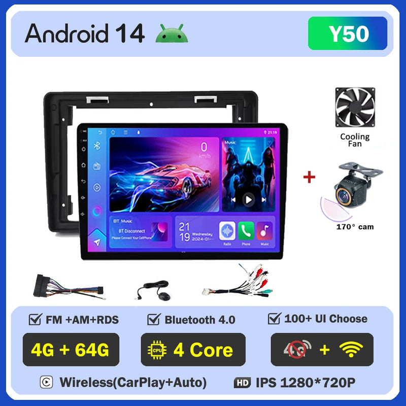 Autoradio CarPlay Citroën C2 et C3 (2001-2010) – Écran IPS 9 pouces, option écran 2K, jusqu'à 12 Go + 256 Go, vue 35