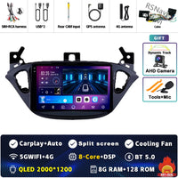 Autoradio CarPlay Opel Corsa E (2014-2019) et Adam (2013-2016) – Écran 9 pouces 2K, jusqu'à 12 Go + 256 Go, vue 13