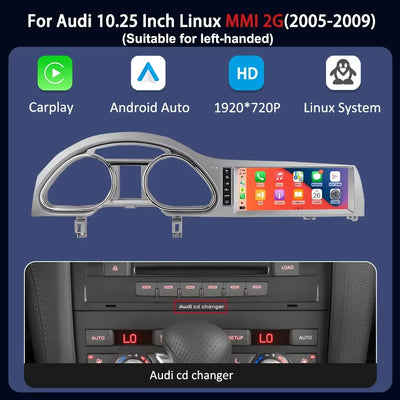 Autoradio Android Audi Q7 4L Écran 10,25 Pouces MMI