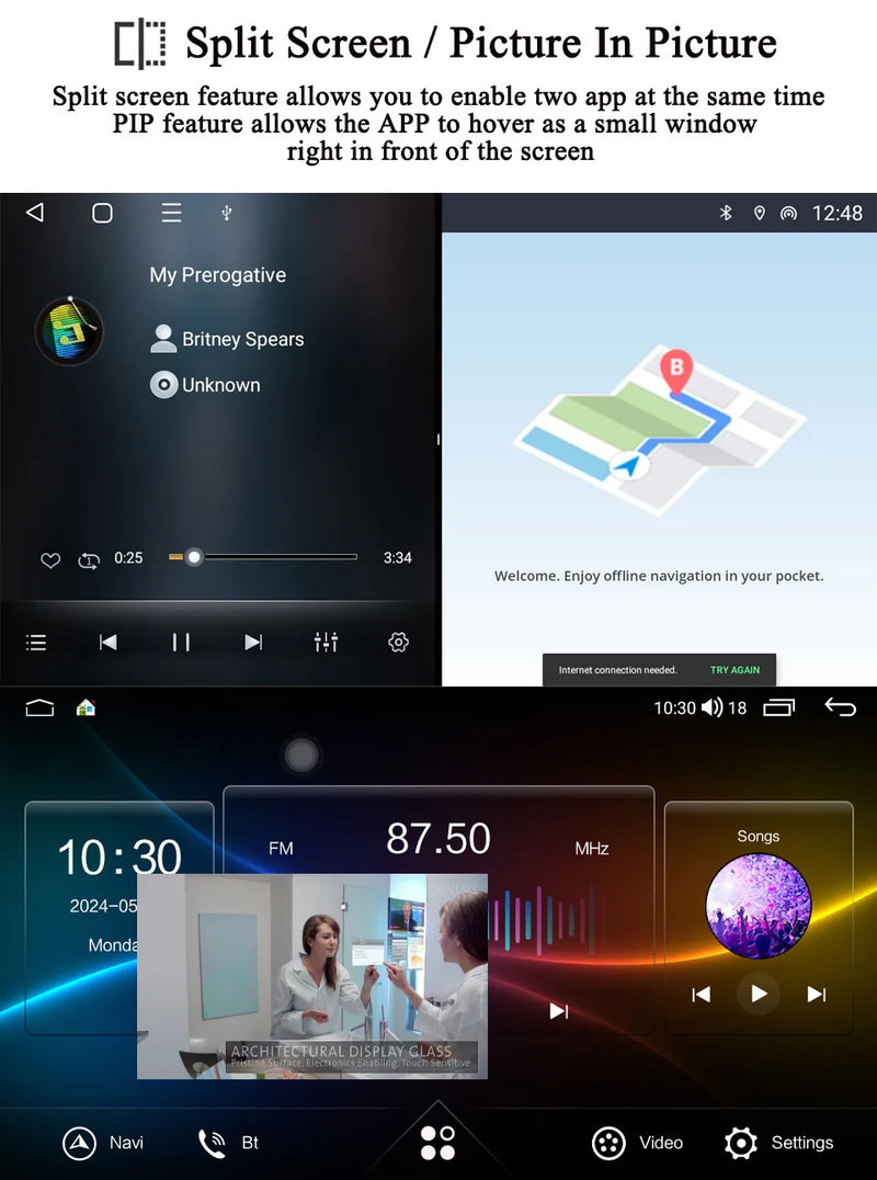 Autoradio CarPlay Chevrolet Cruze (2012-2015) – Écran 9 pouces, jusqu'à 8 Go + 128 Go, vue 19