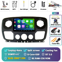 Autoradio CarPlay Renault Master, Nissan NV400 et Opel Movano (2010-2015) – Écran 9 pouces, Android 16, vue 21